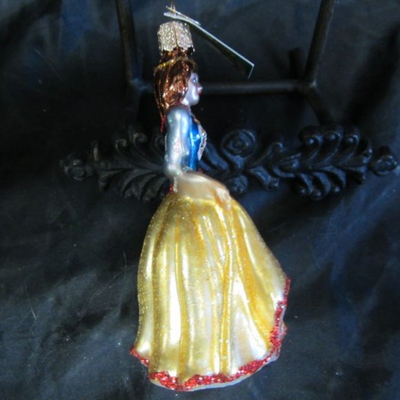 MERCK FAMILY'S OLD WORLD CHRISTMAS PRINCESS GLASS ORNAMENT WITH TAG - Picture 5 of 8